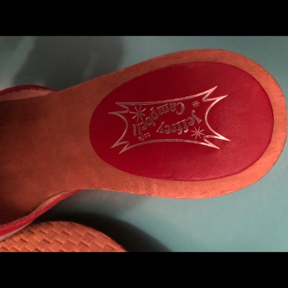 Vintage Jeffrey Campbell made in Spain mule wedges - Picture 5 of 8